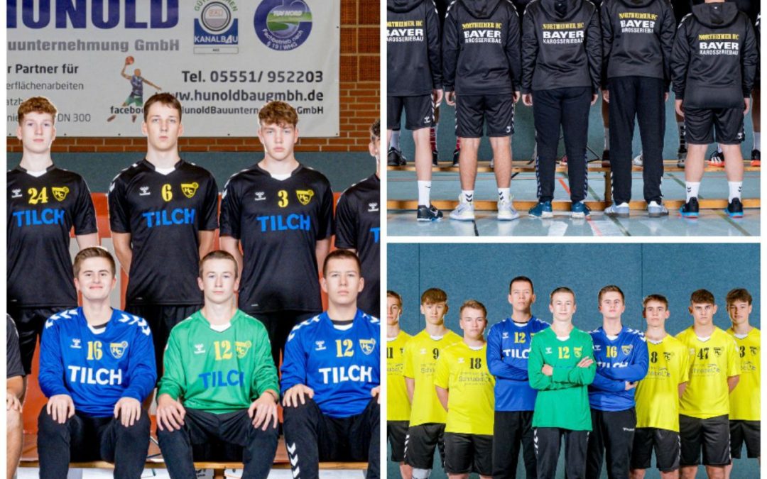 Männliche B-Jugend dankt den Sponsoren